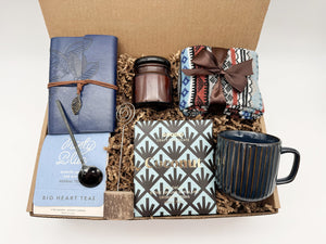 Blue Serenity Box | Encouragement Gift, Sympathy Gift Basket