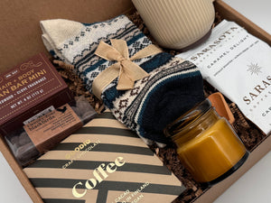 Hygge Hubby Basket | Cozy Holiday Gift Box for Your Loved One