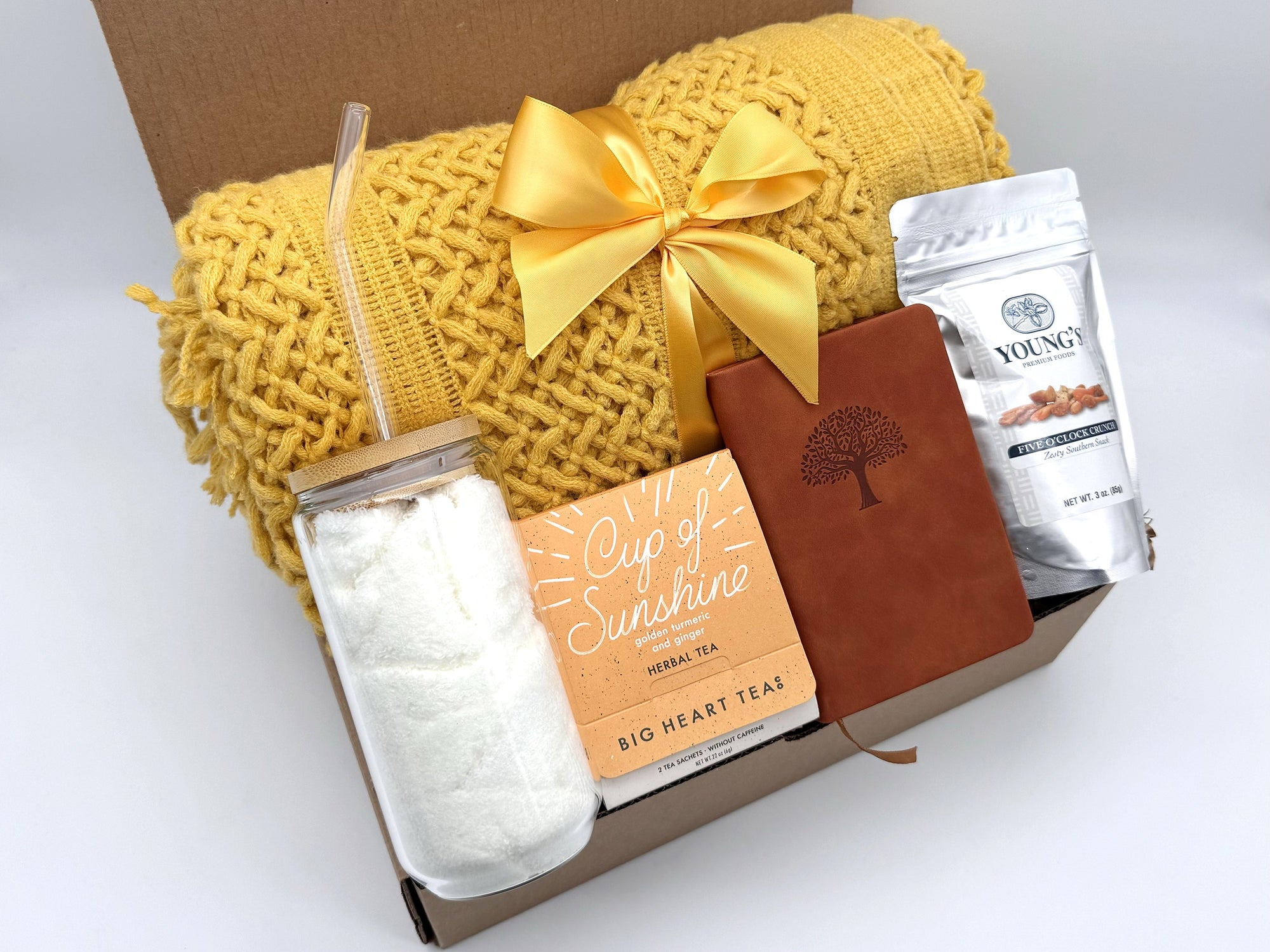 Sunny Side Gift Basket | Personalized Recovery Box, Pick me Up Gift