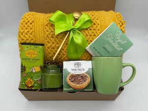 Spring Symphony | Joyfull Hygge Gift Box with Blanket | Sending a Hug