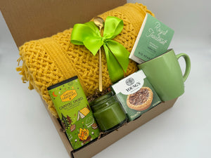 Spring Symphony | Joyfull Hygge Gift Box with Blanket | Sending a Hug